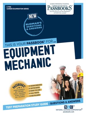 cover image of Equipment Mechanic